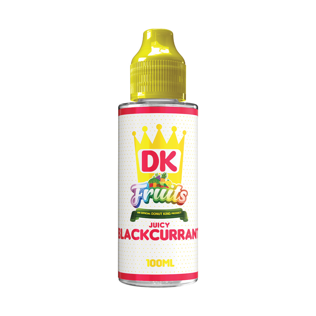 DONUT KING FRUITS - JUICY BLACKCURRANT 0MG 100ML SHORTFILL