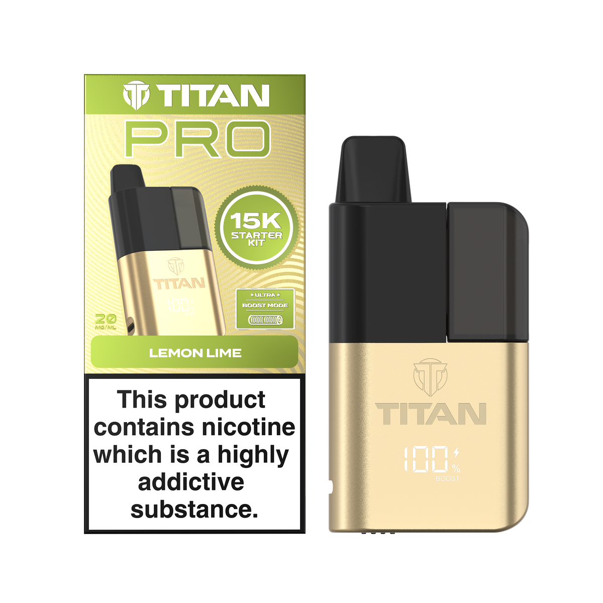 Titan Pro 15K Prefilled Vape Kit
