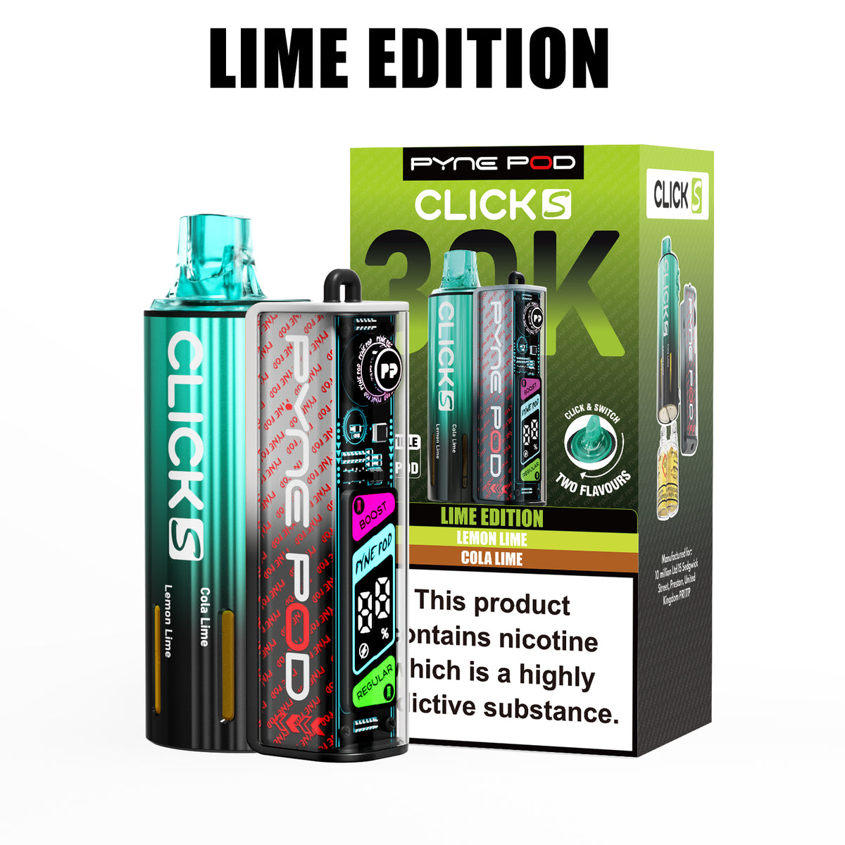 Pyne Pod Click S 30K Prefilled Vape Kit