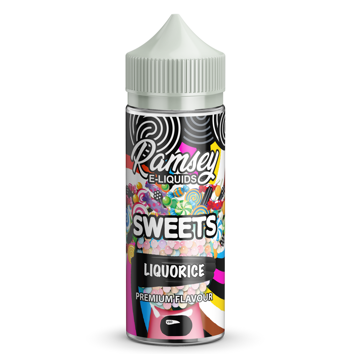 Ramsey E-Liquids Sweets - Blackjack 0mg 100ml Shortfill