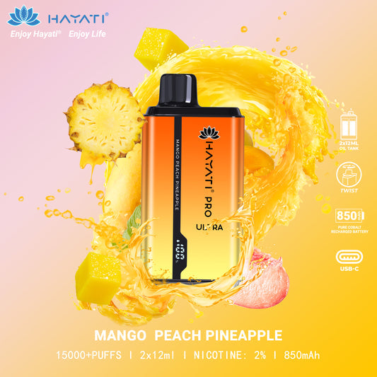 Hayati® Pro Ultra 15000 Puffs