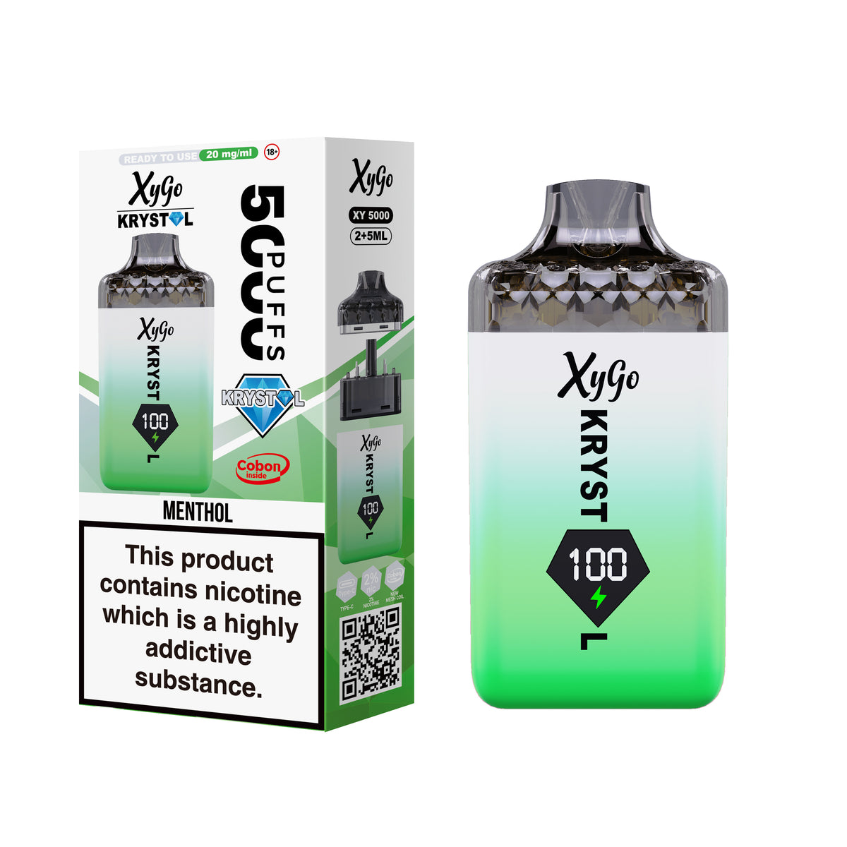 XYGO 5000 Krystal Prefilled Vape Kit