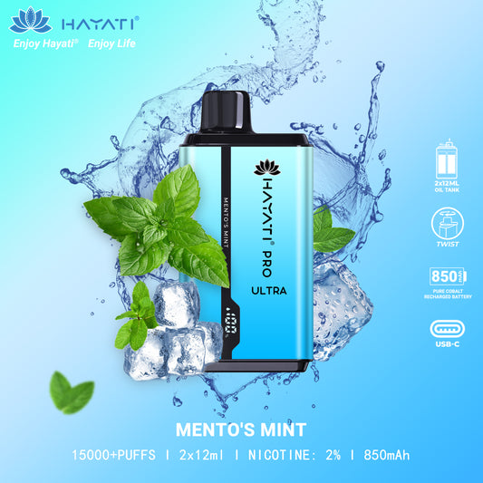 Hayati® Pro Ultra 15000 Puffs