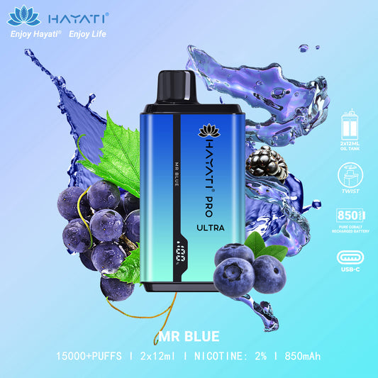 Hayati® Pro Ultra 15000 Puffs