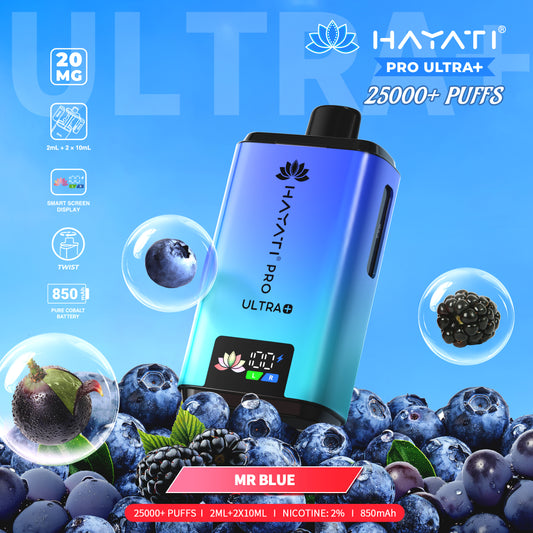 Hayati® Pro Ultra+ 25000 Puffs