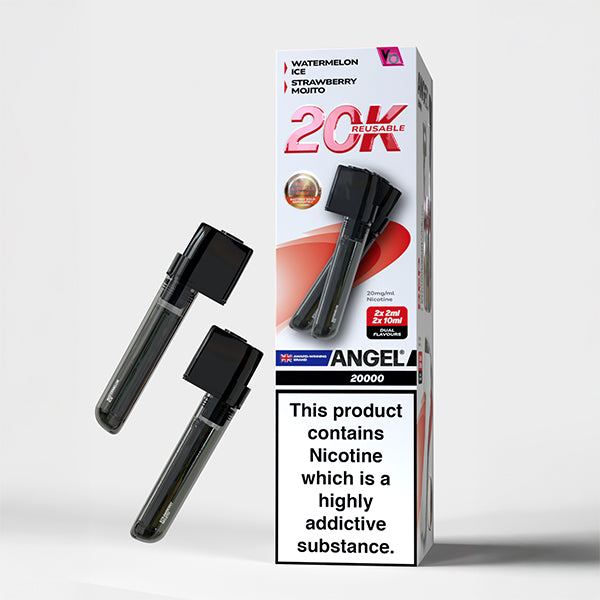 Vapes Bars Angel 20K Prefilled Vape Pods + Refill Container