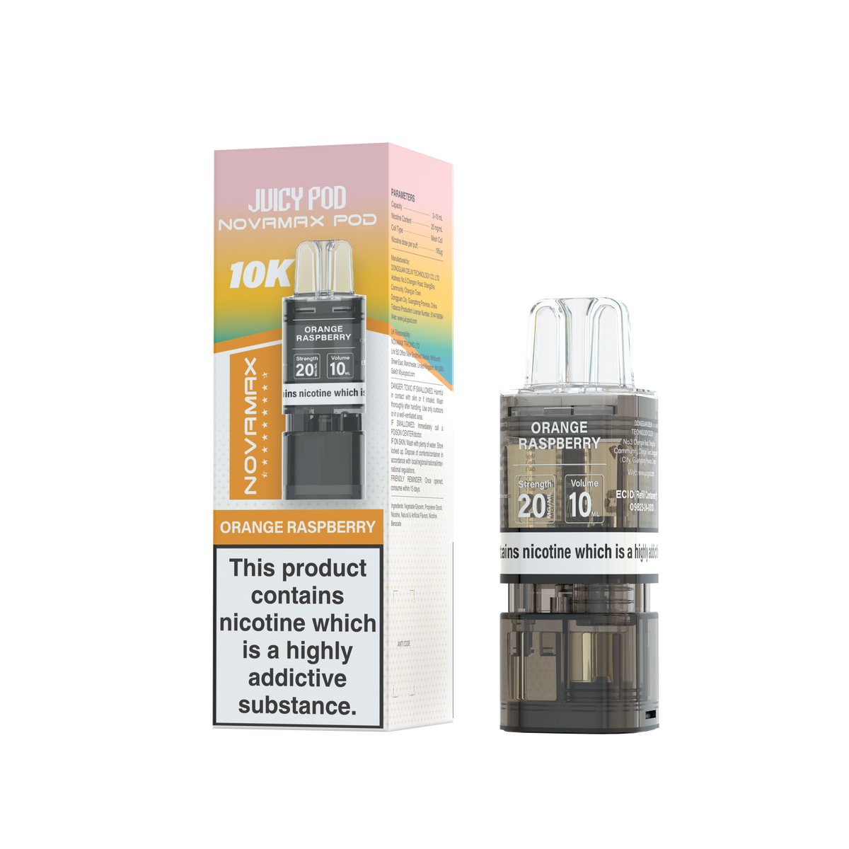 Juicy Pod NOVAMAX 10K Prefilled Pod