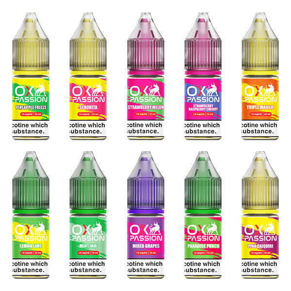 OX Passion (5mg) Nic Salt 10ml by Oxva