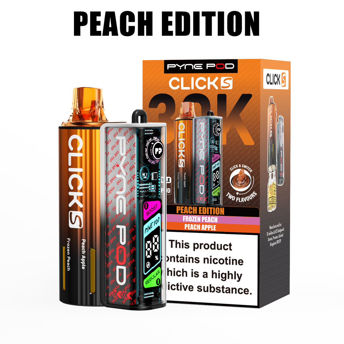 Pyne Pod Click S 30K Prefilled Vape Kit