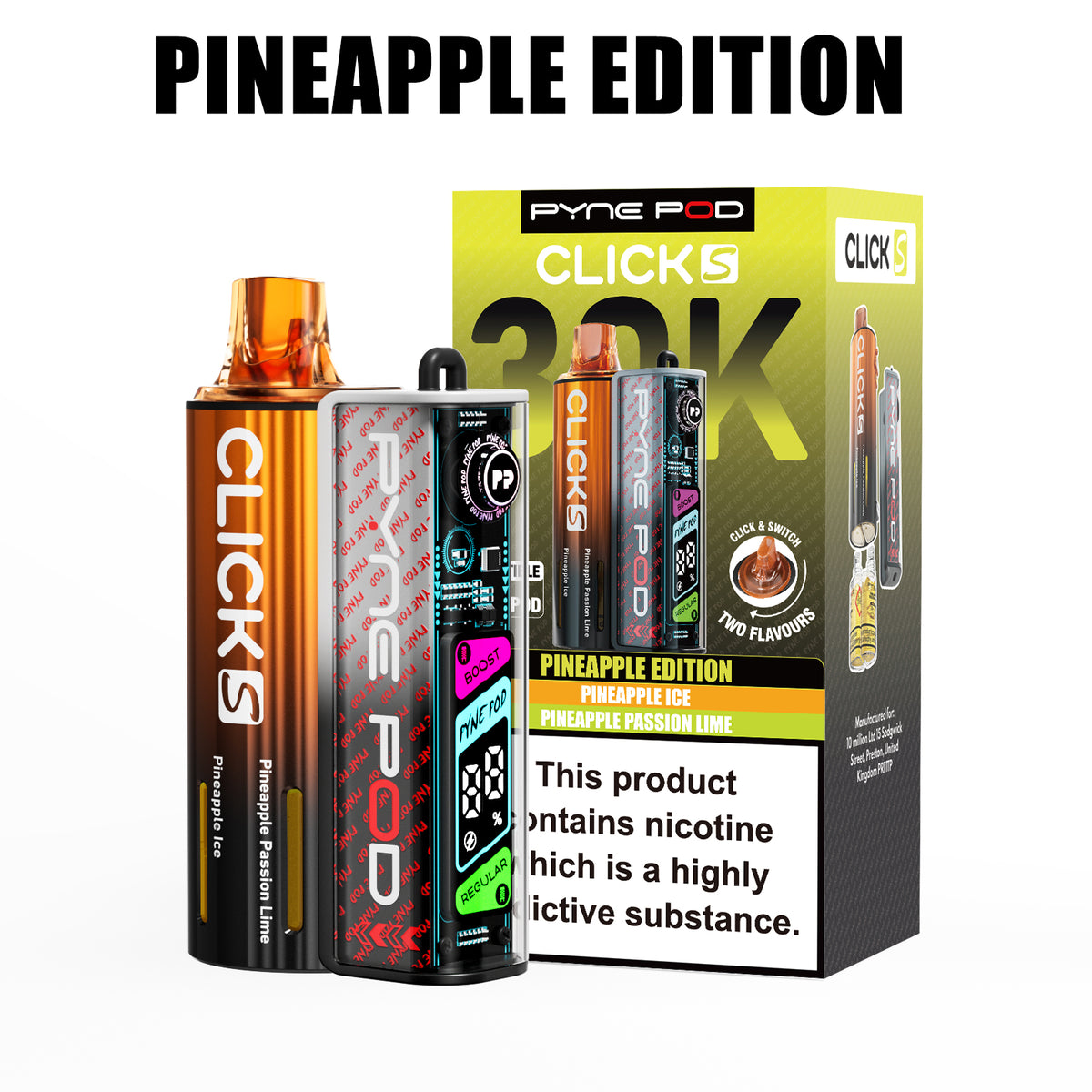 Pyne Pod Click S 30K Prefilled Vape Kit