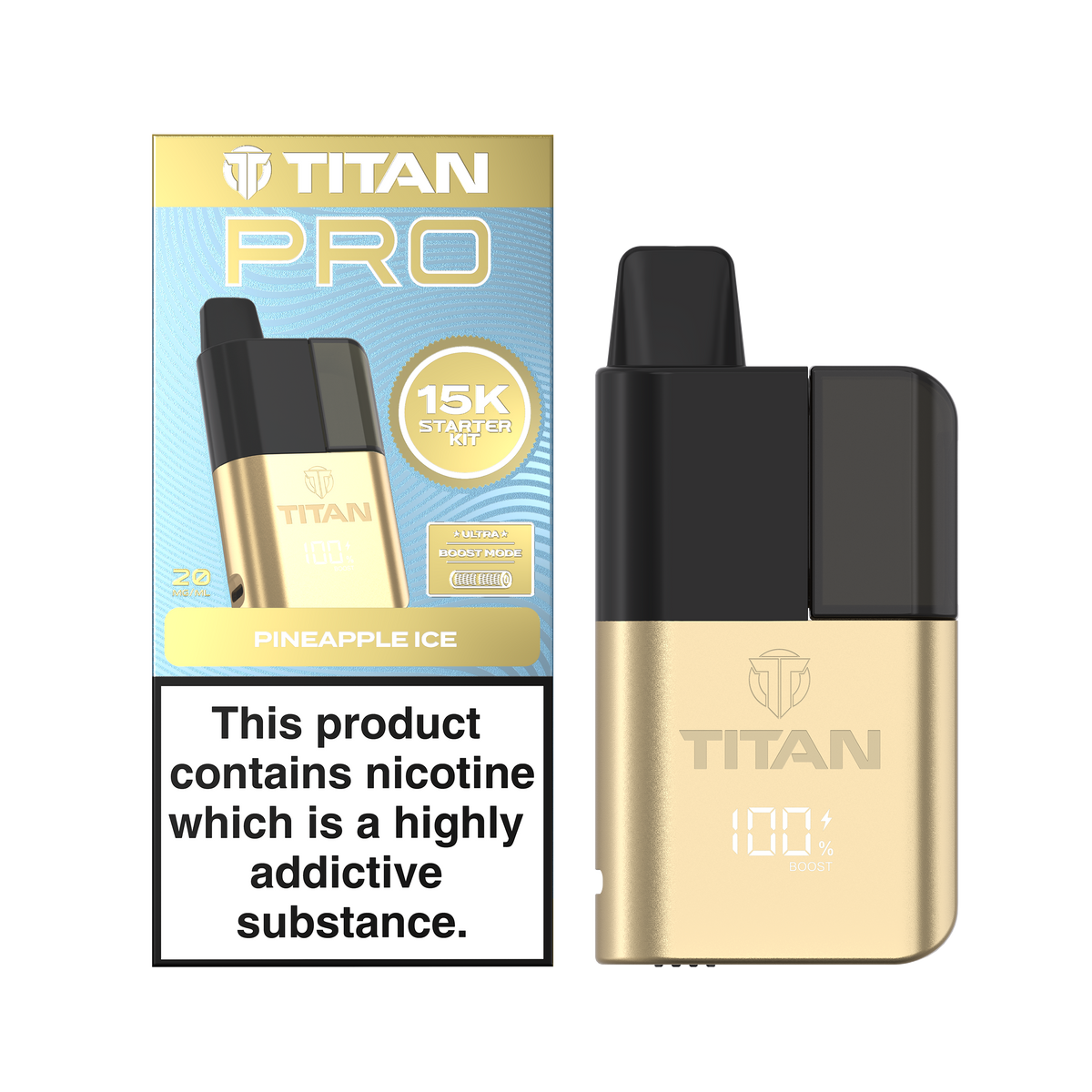 Titan Pro 15K Prefilled Vape Kit