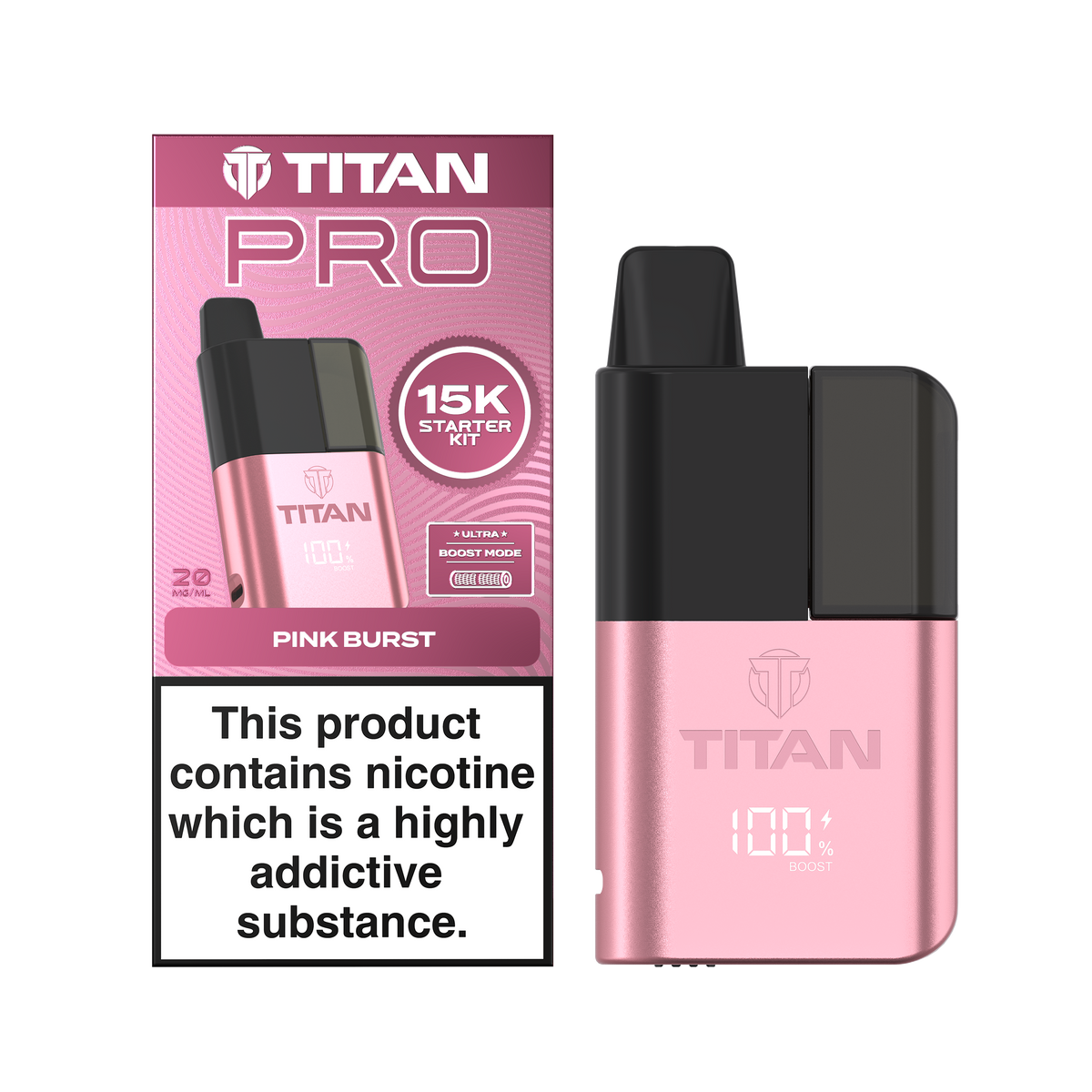 Titan Pro 15K Prefilled Vape Kit