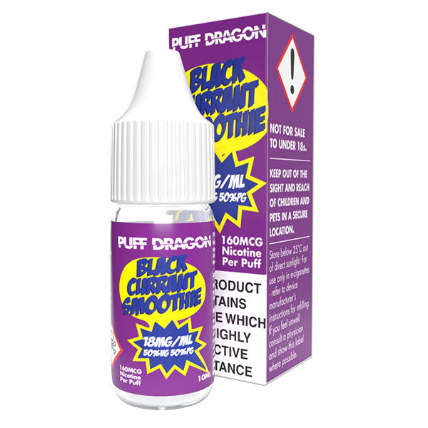 Blackcurrant Smoothie by Puff Dragon TPD Compliant - 10ml