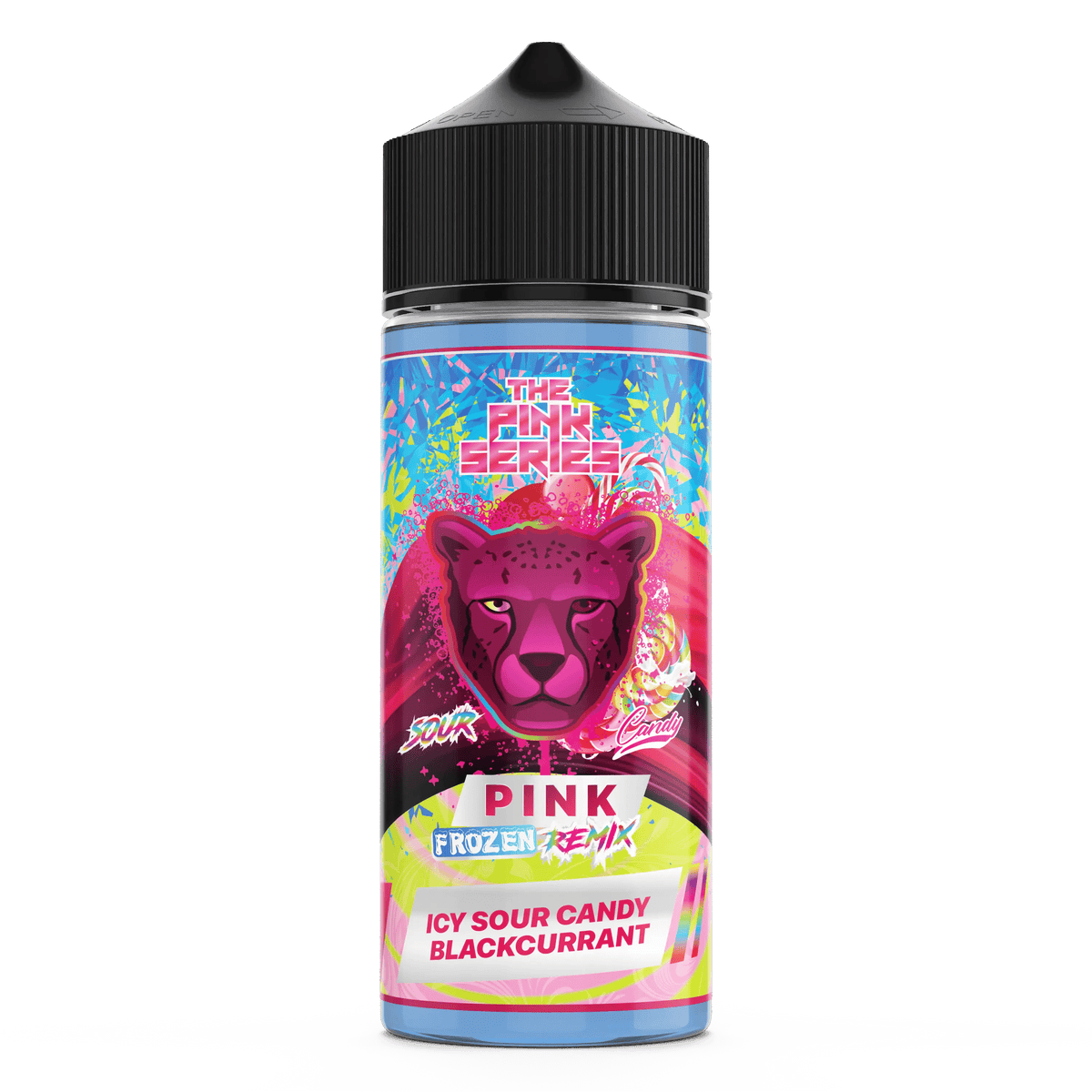 Dr Vapes The Pink Series - Pink Sour Candy Remix Frozen Blackcurrant 100ml 0mg Shortfill e-liquid