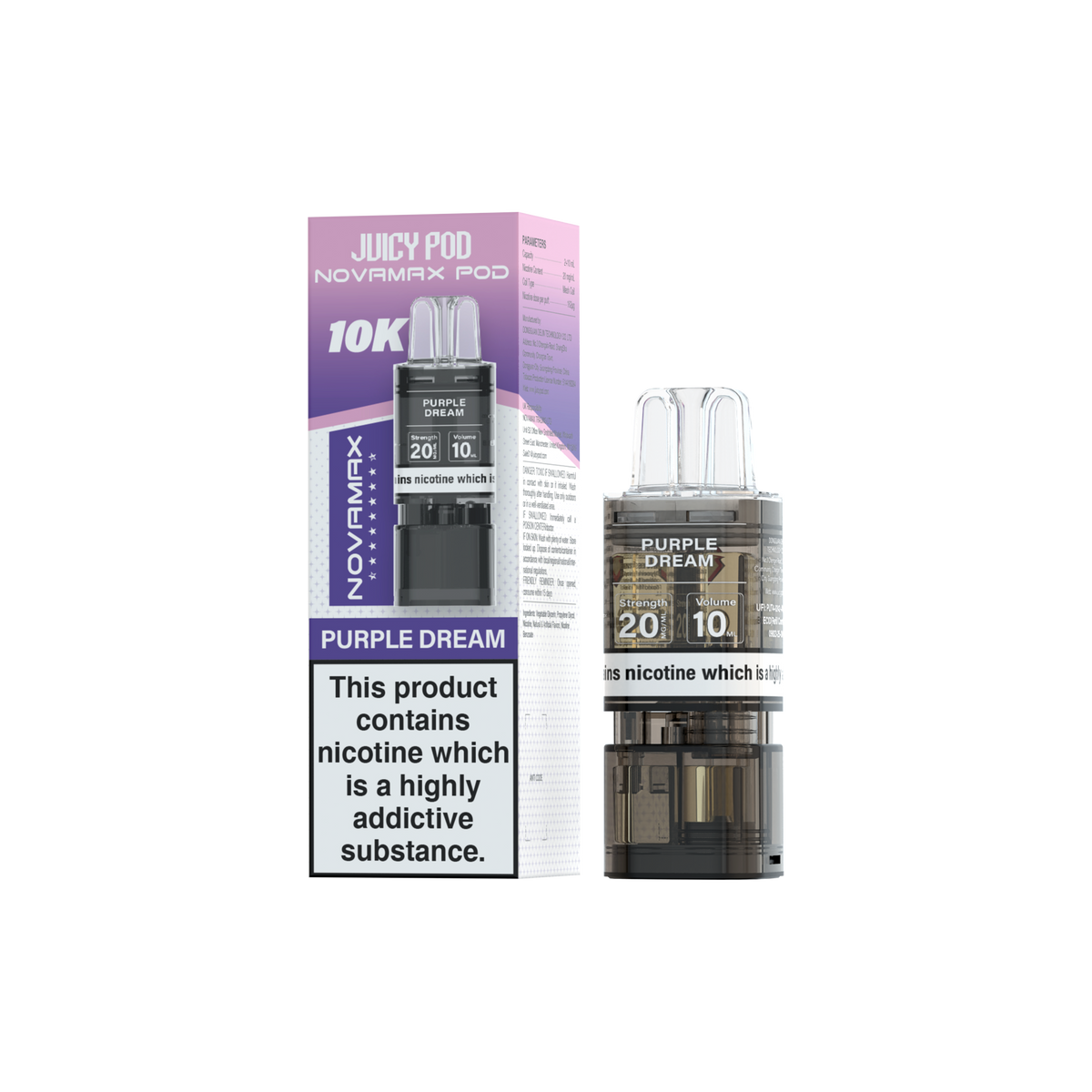 Juicy Pod NOVAMAX 10K Prefilled Pod