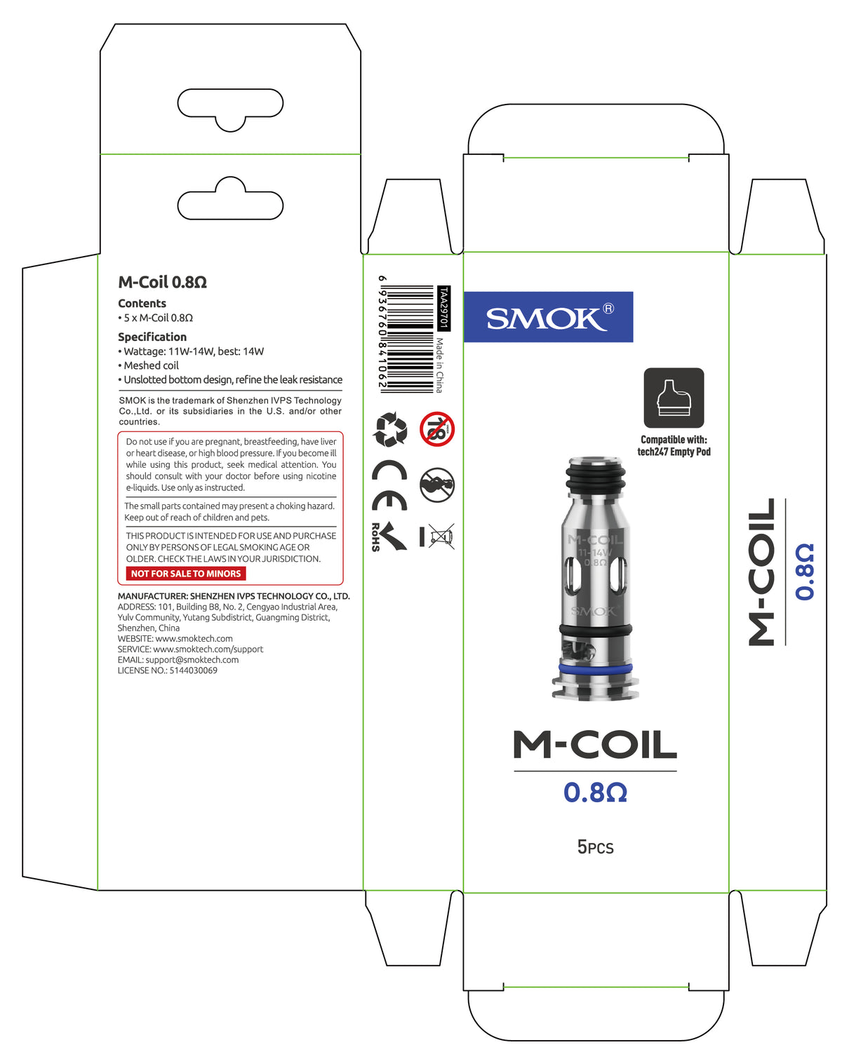 Smok RPM Coil 5 pack