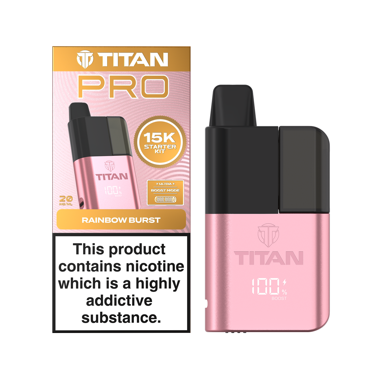 Titan Pro 15K Prefilled Vape Kit