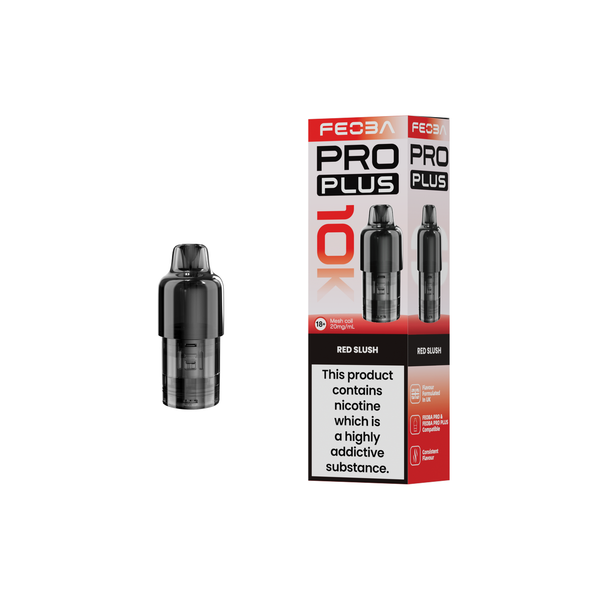 Feoba Pro Plus 10K Prefilled Pod 20mg