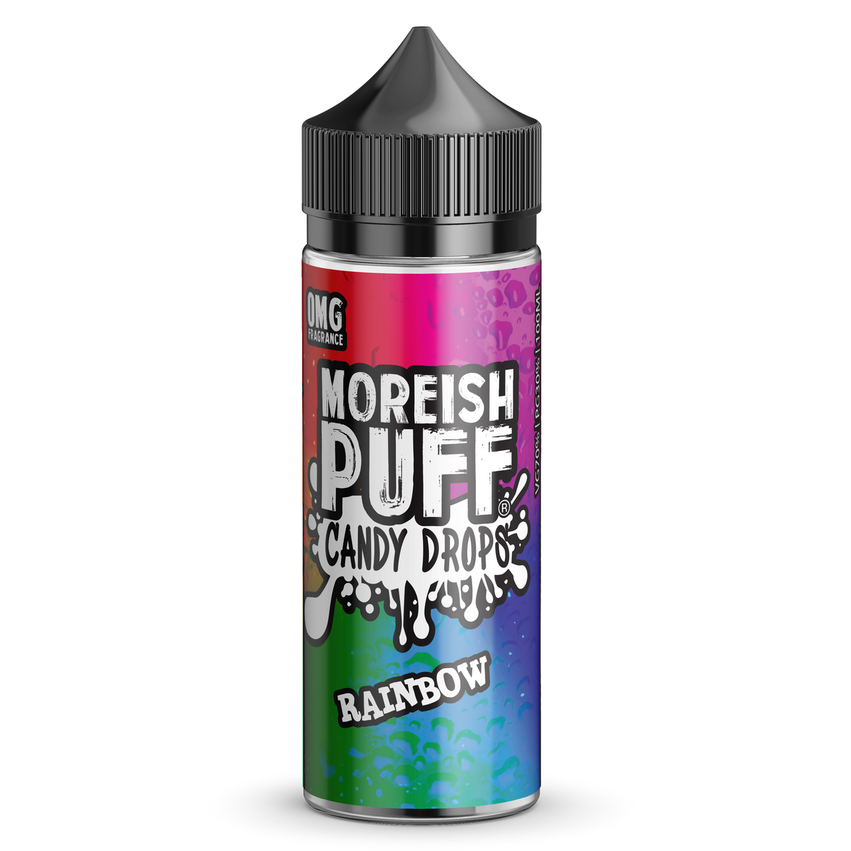 Moreish Puff Candy Drops Rainbow 0mg 100ml Shortfill E-liquid