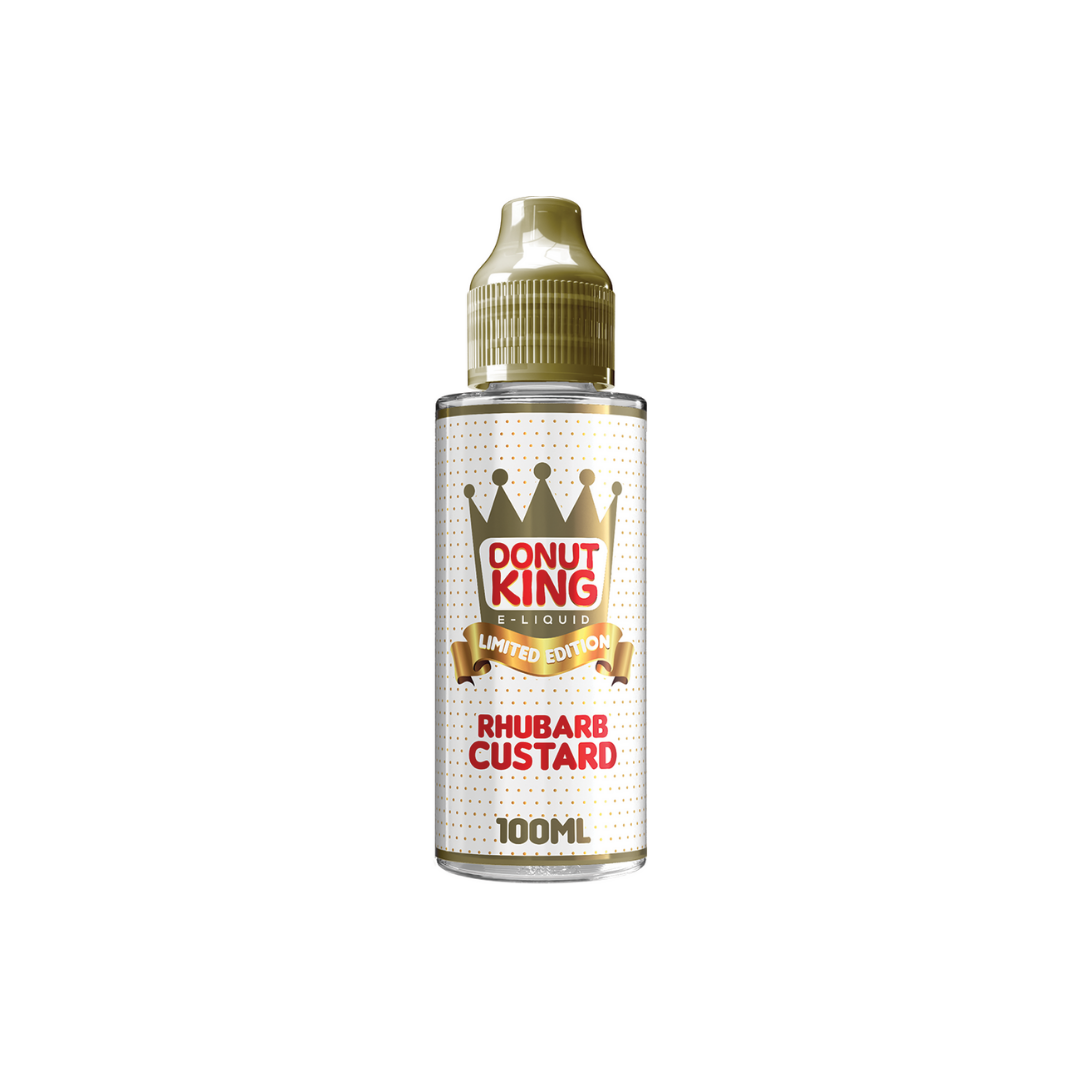 DONUT KING LIMITED EDITION - RHUBARB CUSTARD 0MG 100ML SHORTFILL