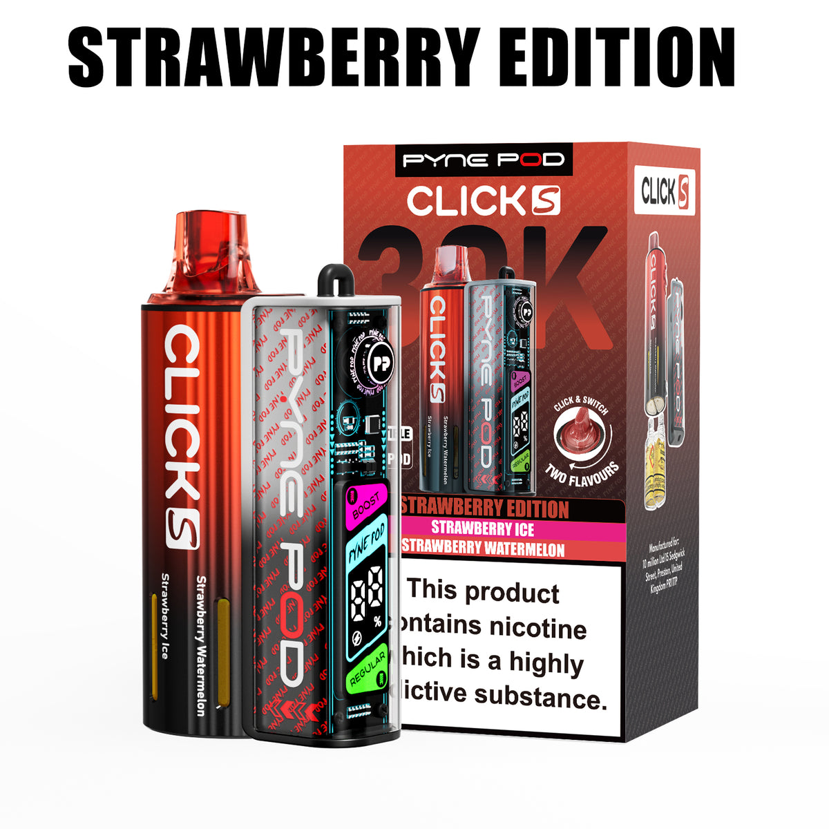 Pyne Pod Click S 30K Prefilled Vape Kit