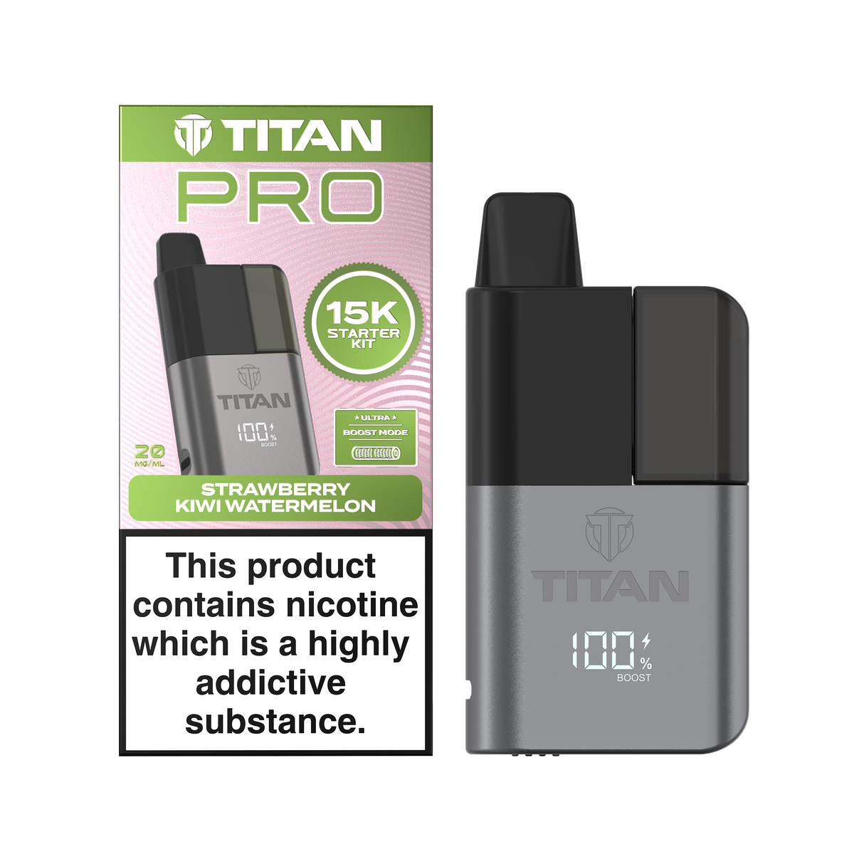 Titan Pro 15K Prefilled Vape Kit