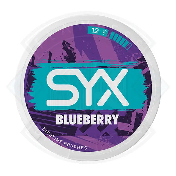 SYX Blueberry 12mg nicotine pouch