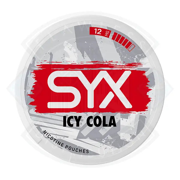 SYX Icy Cola 12mg nicotine pouch