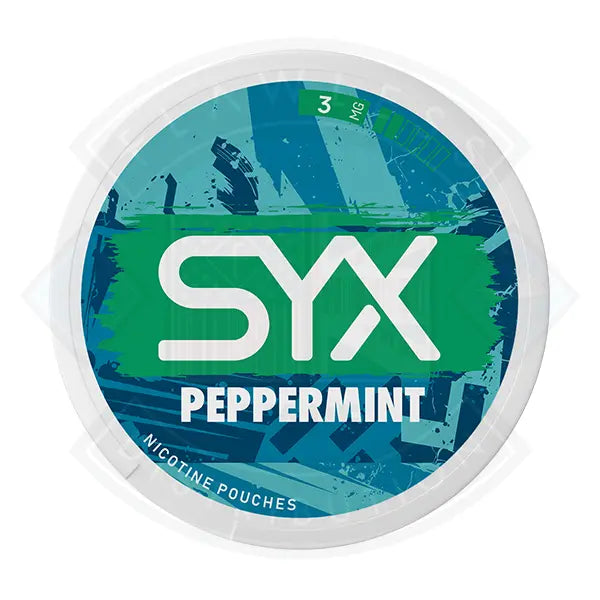SYX Peppermint 3mg nicotine pouch