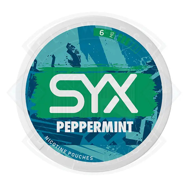 SYX Peppermint 6mg nicotine pouch