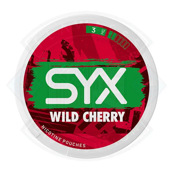 SYX Wild Cherry 3mg nicotine pouch