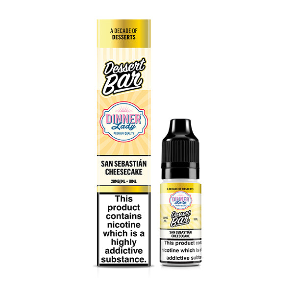 DINNER LADY - DESSERTS BAR SALTS 10ML (20MG)