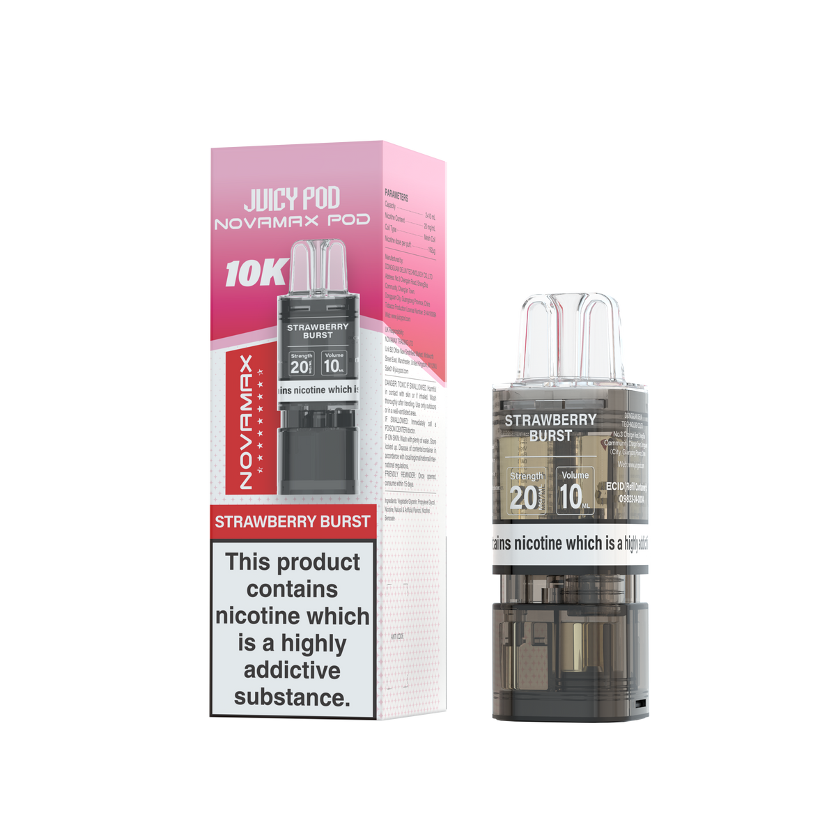 Juicy Pod NOVAMAX 10K Prefilled Pod
