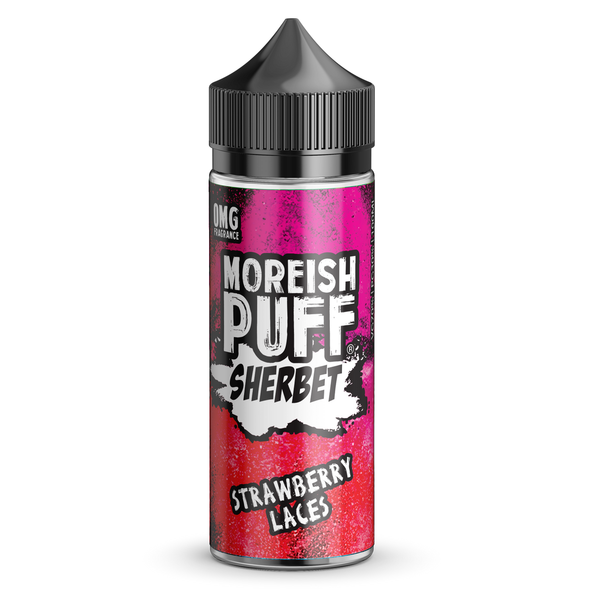 Moreish Puff Sherbet Strawberry Lace 0mg 100ml Shortfill E-liquid