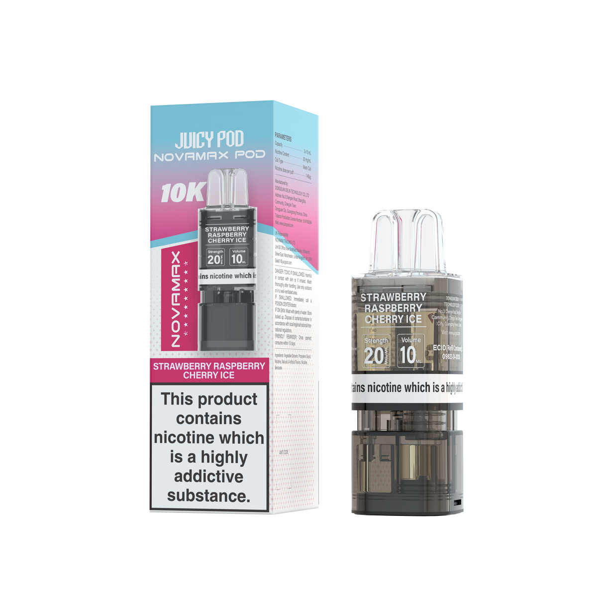 Juicy Pod NOVAMAX 10K Prefilled Pod