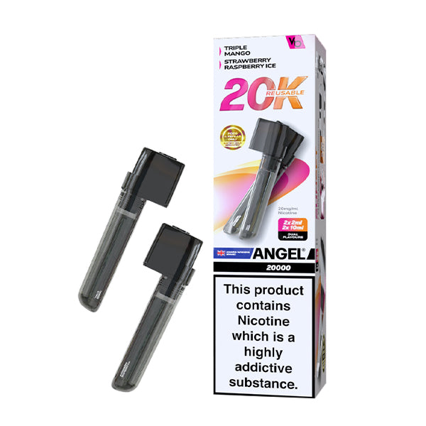 Vapes Bars Angel 20K Prefilled Vape Pods + Refill Container
