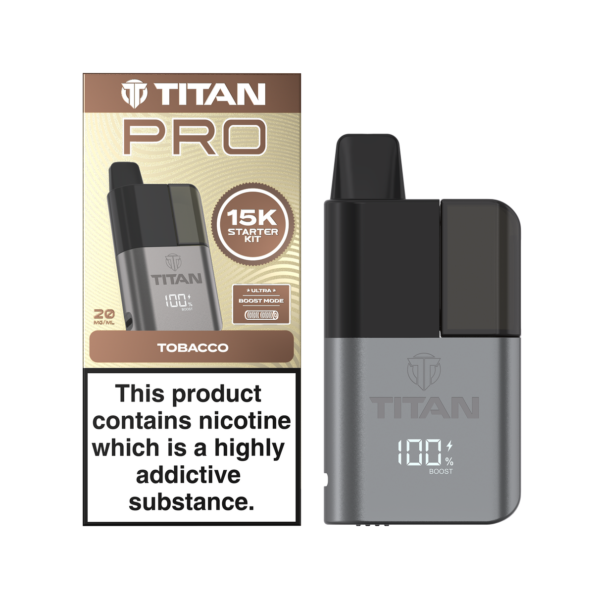 Titan Pro 15K Prefilled Vape Kit