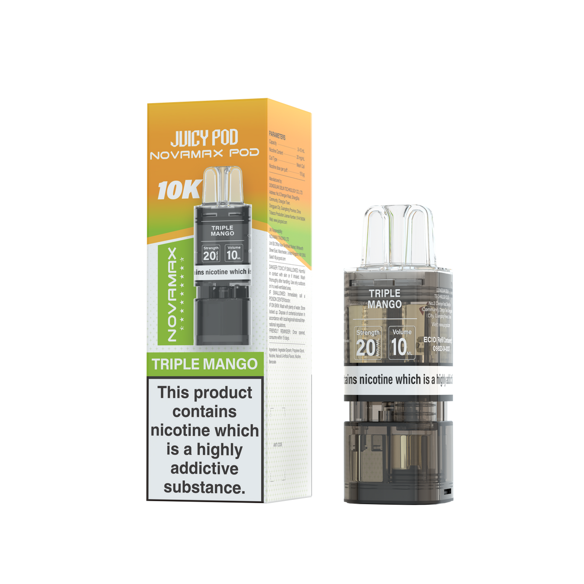 Juicy Pod NOVAMAX 10K Prefilled Pod