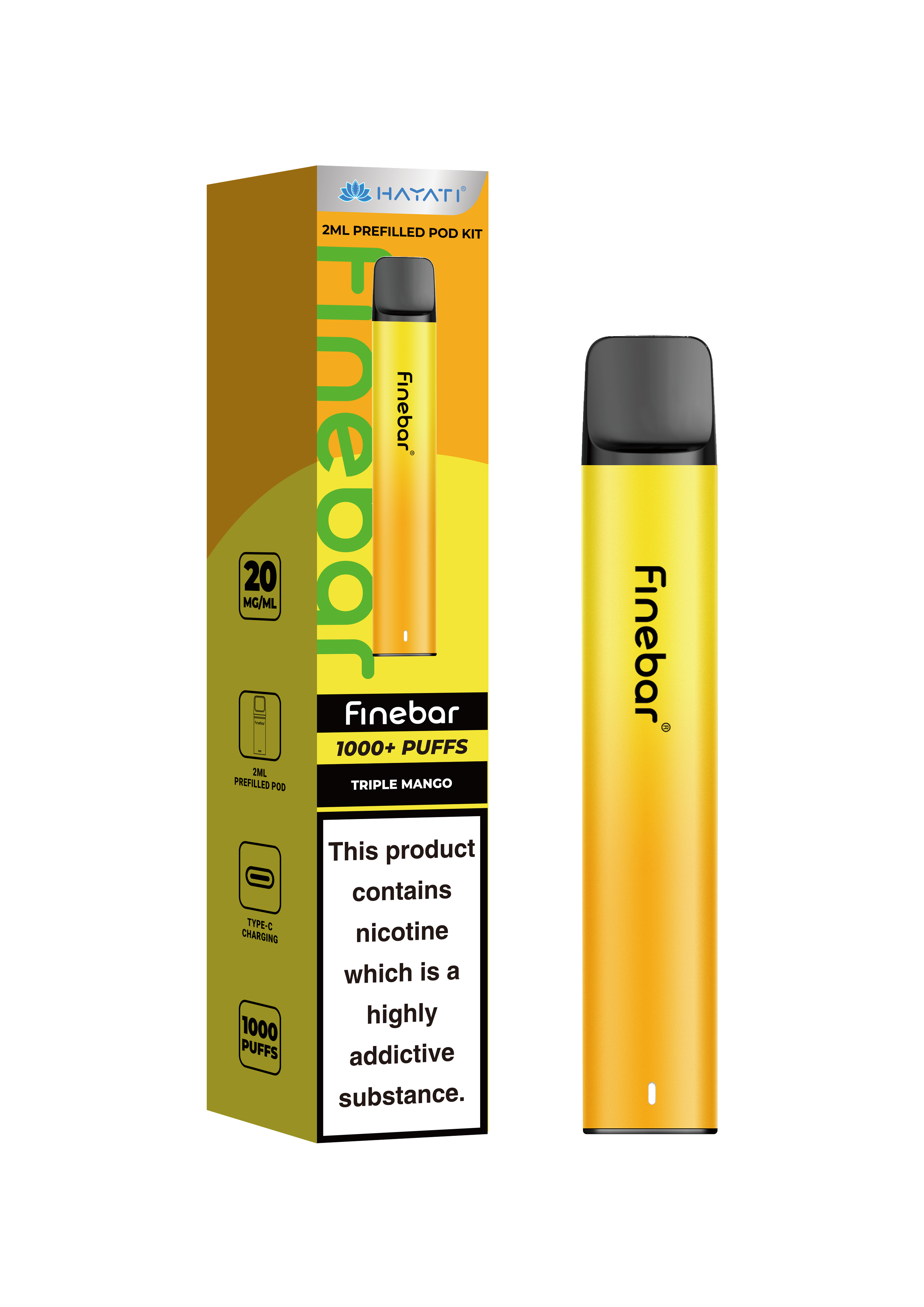 Hayati Finebar Prefilled Vape Kit