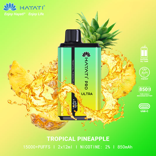 Hayati® Pro Ultra 15000 Puffs