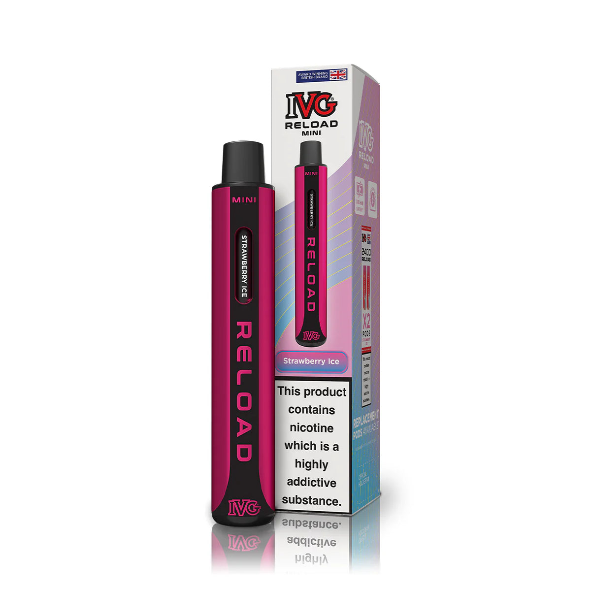 IVG Reload Mini Strawberry Ice Starter Kit