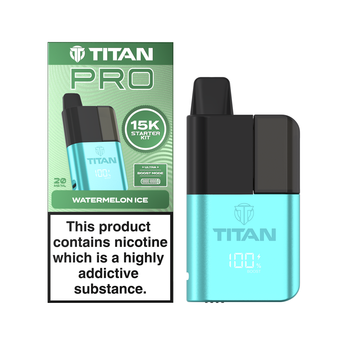 Titan Pro 15K Prefilled Vape Kit