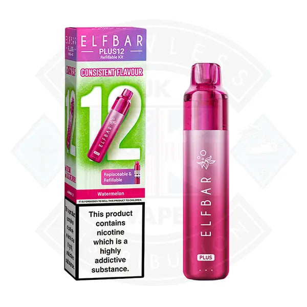 ELFBAR PLUS 12 PREFILLED VAPE KIT - Watermelon