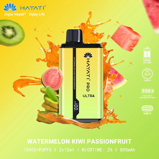Hayati® Pro Ultra 15000 Puffs