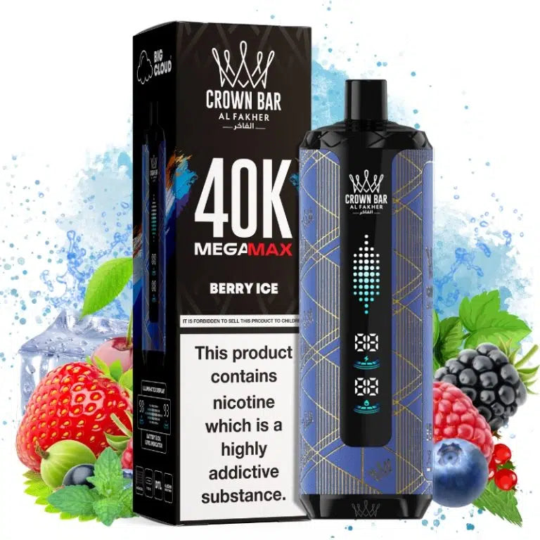 Al Fakher Mega Max 40000 Berry Ice Flavor