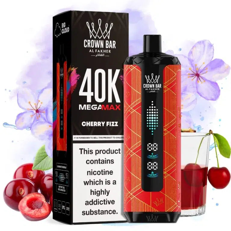Al Fakher Mega Max 40000 Cherry Fizz Flavor