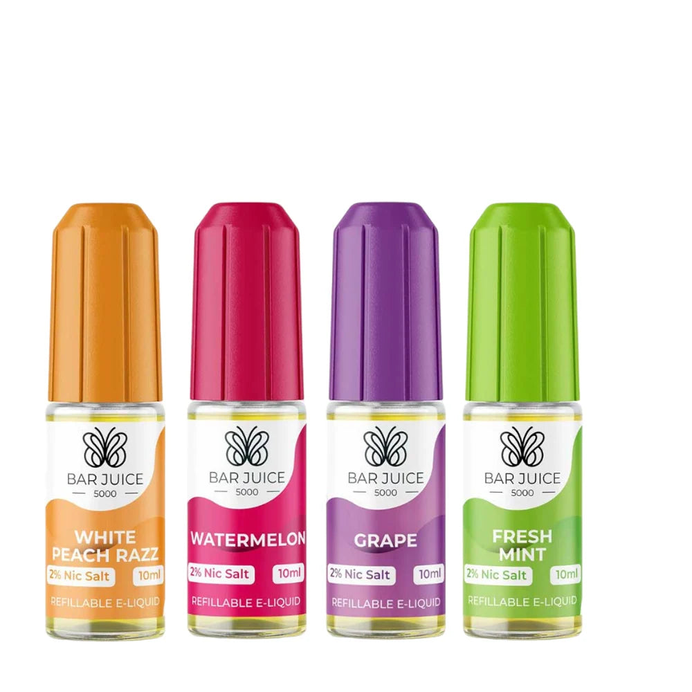 Bar Juice 5000 20mg Nic Salt 10ml, Multi Flavours, Vape Auraa UK