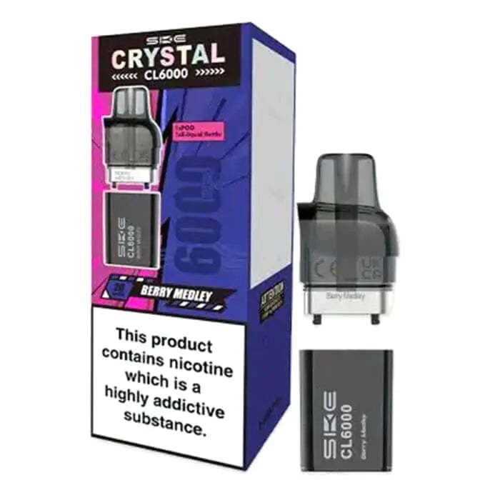 SKE Crystal CL6000 Prefilled Pod - Berry Medley