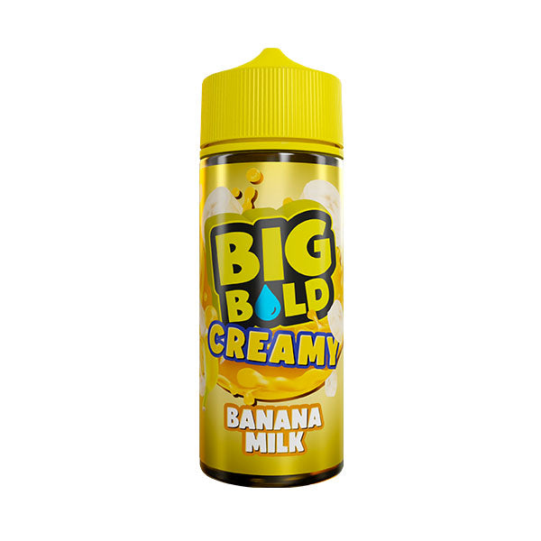 Big Bold Creamy Banana Milk 0mg 100ml Shortfill, Vape Auraa UK