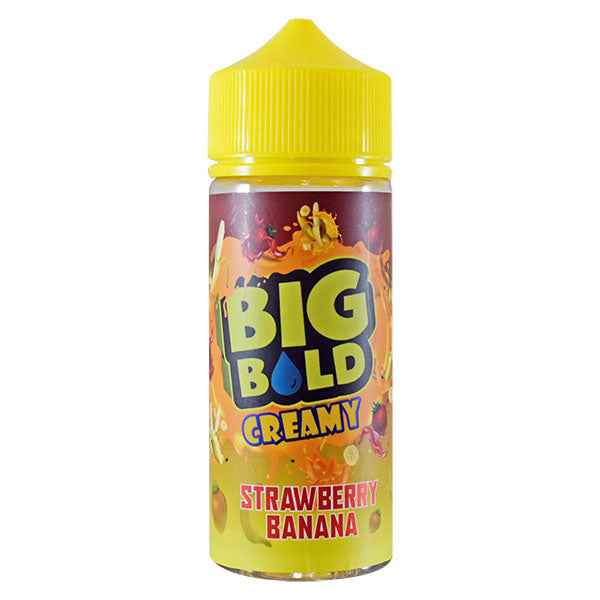 Big Bold Creamy Strawberry Banana 0mg 100ml Shortfill, Vape Auraa UK